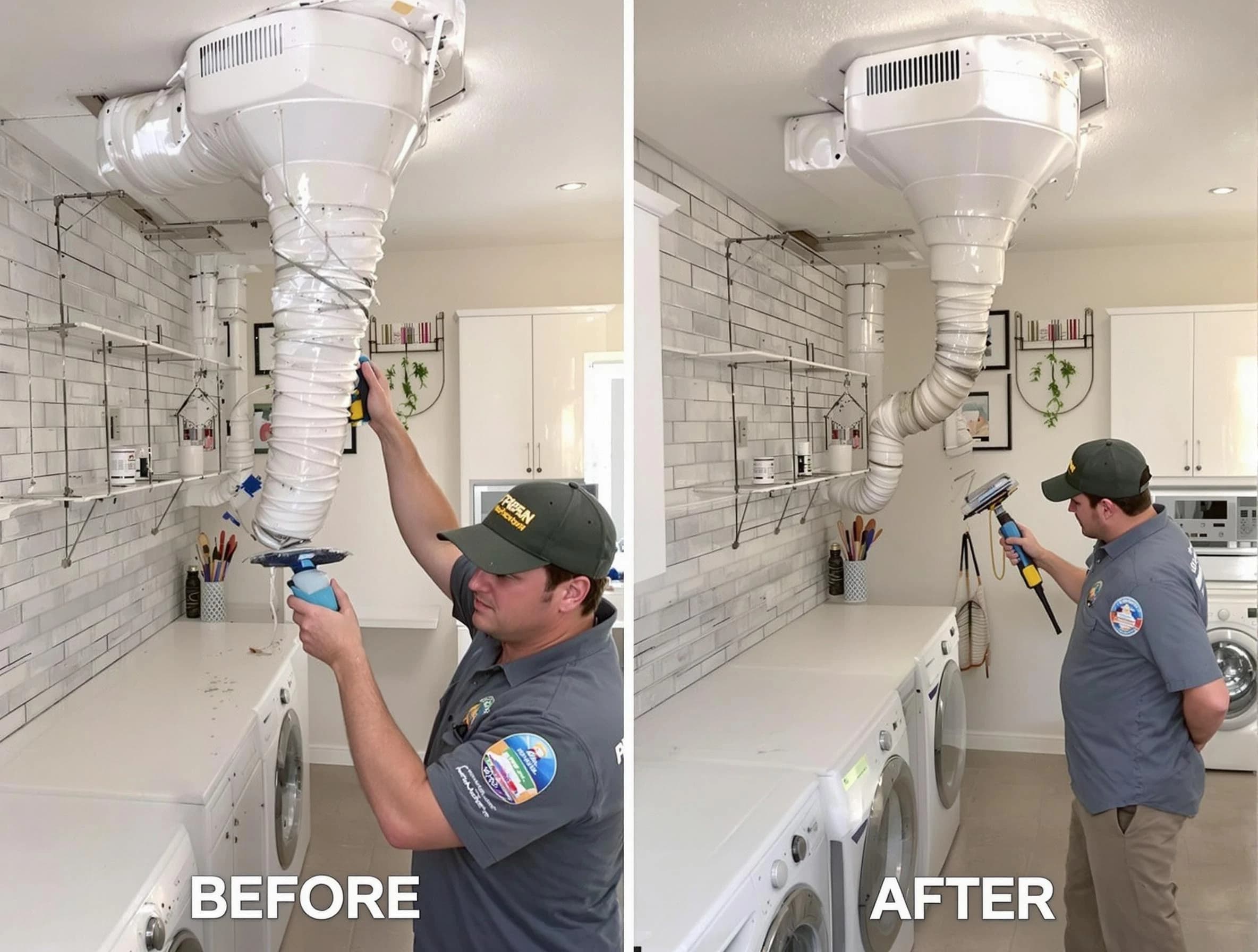 Professional dryer exhaust vent cleaning by Hueytown Dryer Vent Cleaning in Hueytown