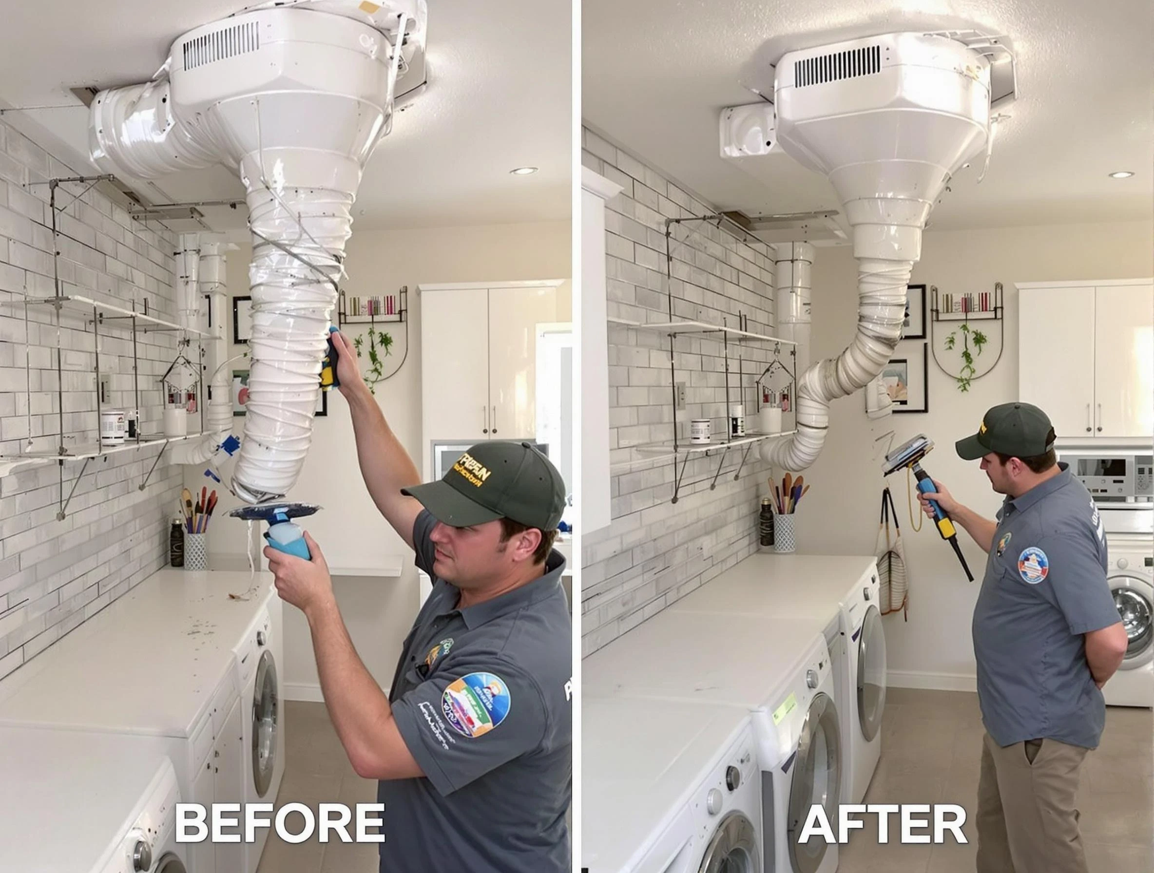 Professional dryer exhaust vent cleaning by Hueytown Dryer Vent Cleaning in Hueytown