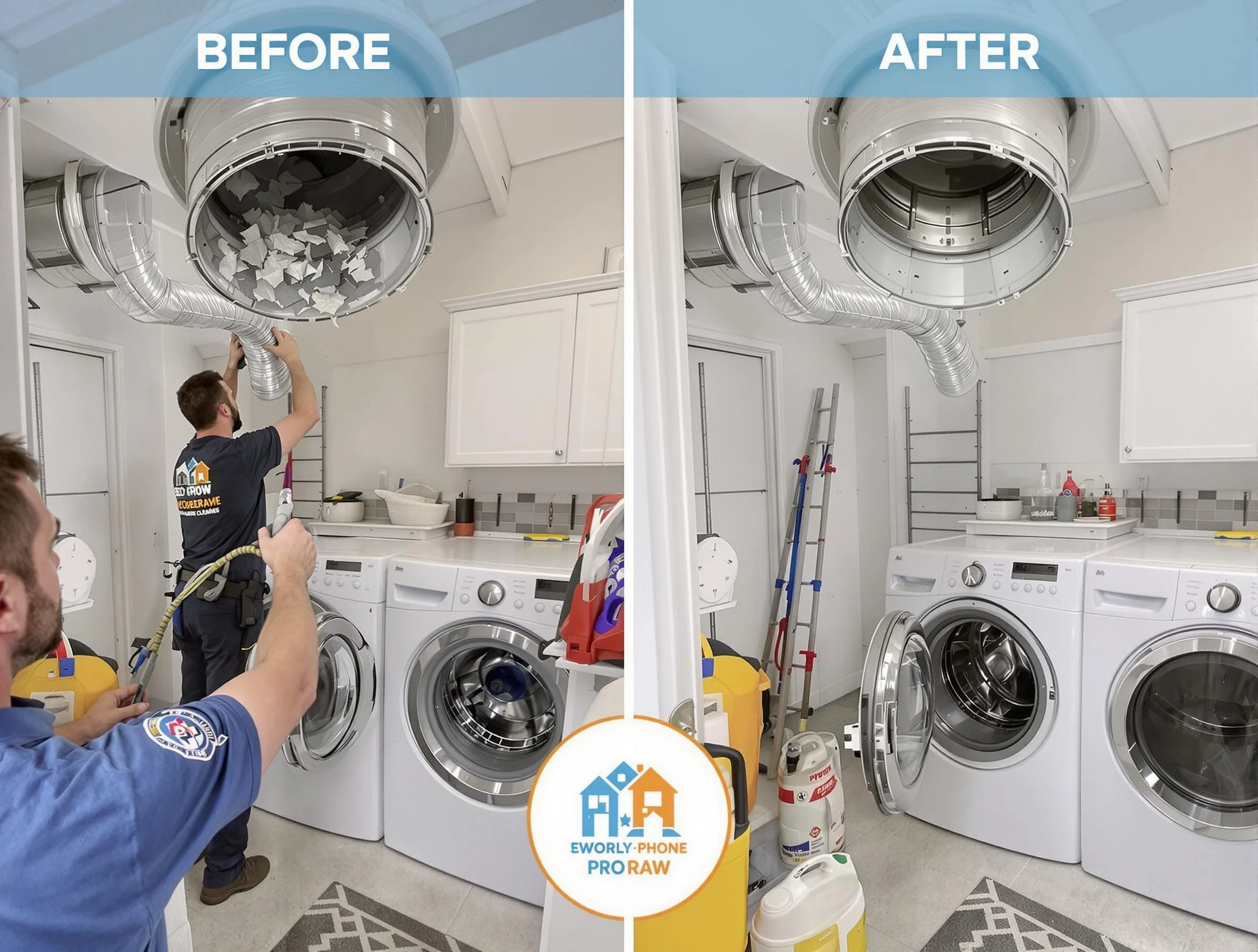 Residential dryer vent cleaning by Hueytown Dryer Vent Cleaning in Hueytown